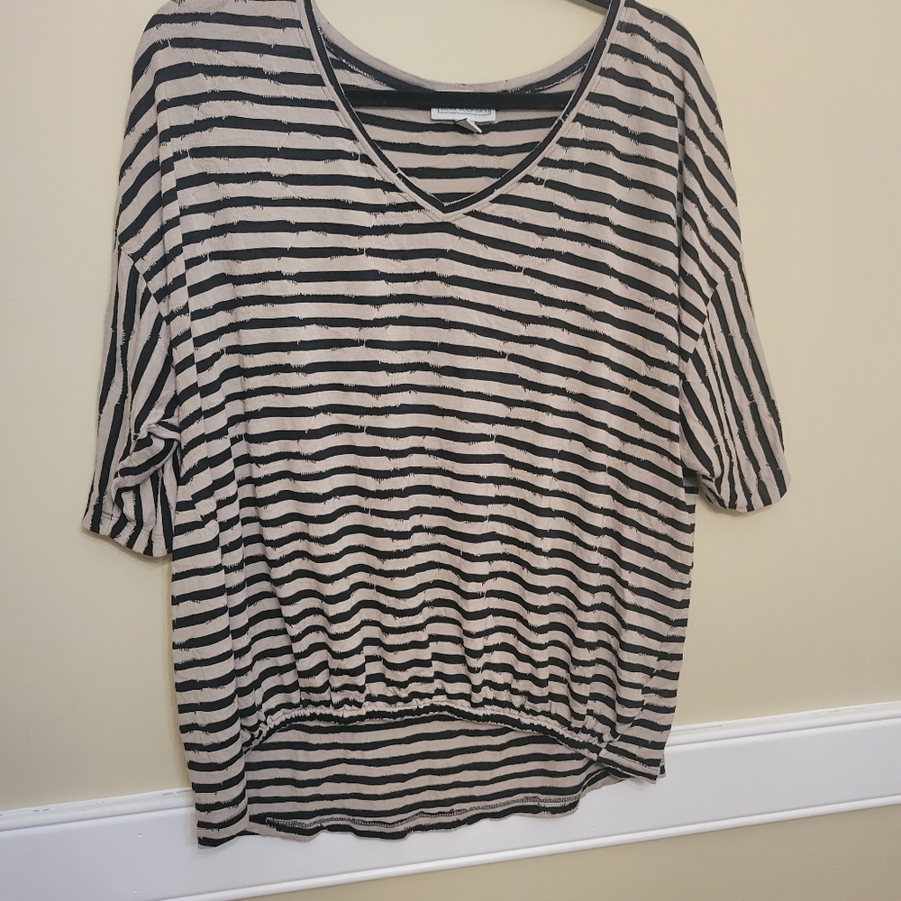Dana Buchman Striped women's blouse xl